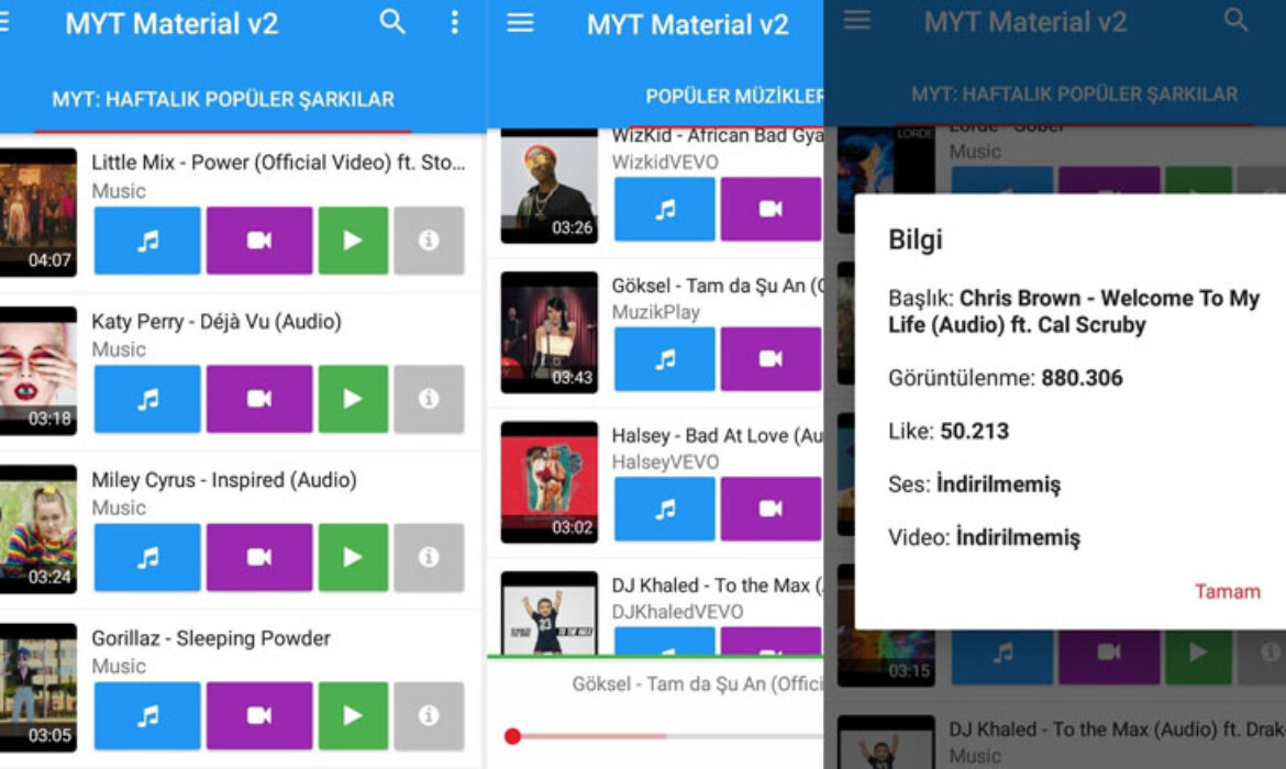 Myt Mp3 Downloader Apk indir (MYT Material) | Tecnoloji.com