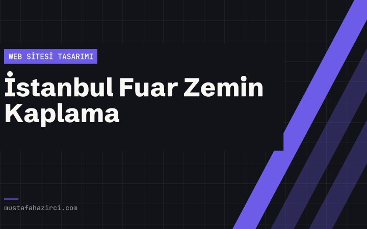 İstanbul Fuar Zemin Kaplama web sitesi ekran görüntüsü